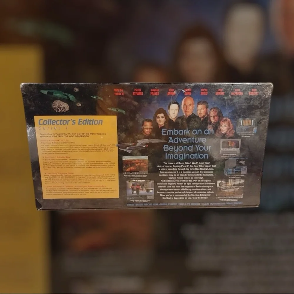 Star Trek: The Next Generation “A Final Unity”Collector's Edition-PC 1994🔥NEW🔥